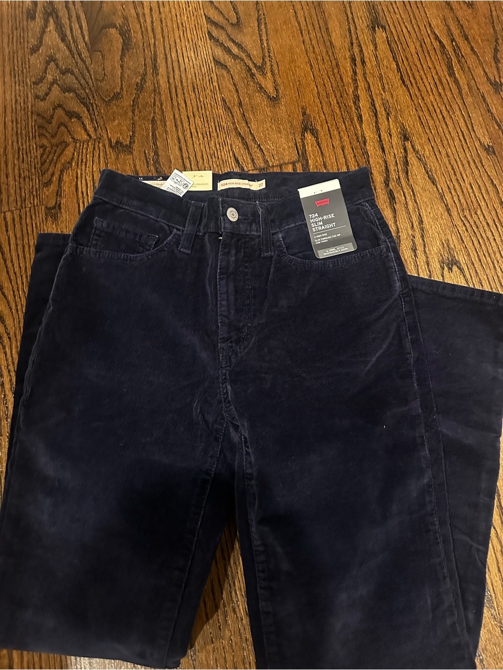Levi's women Corduroy Pants - Dark Navy